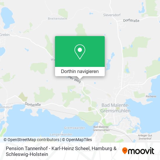 Pension Tannenhof - Karl-Heinz Scheel Karte