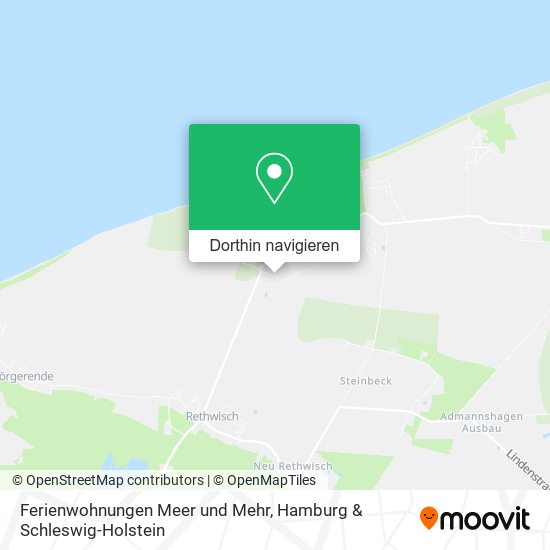 Ferienwohnungen Meer und Mehr Karte