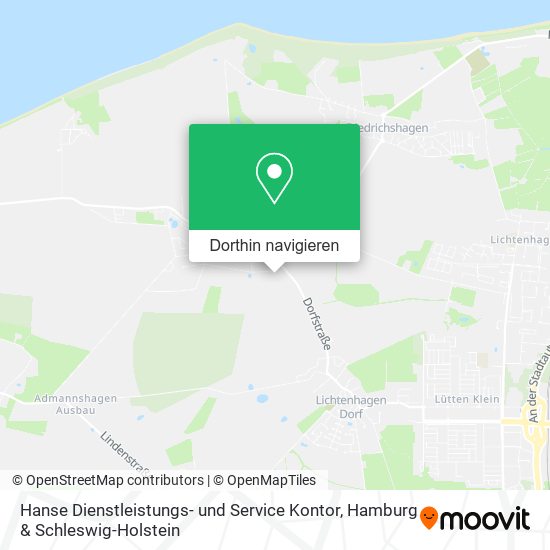 Hanse Dienstleistungs- und Service Kontor Karte