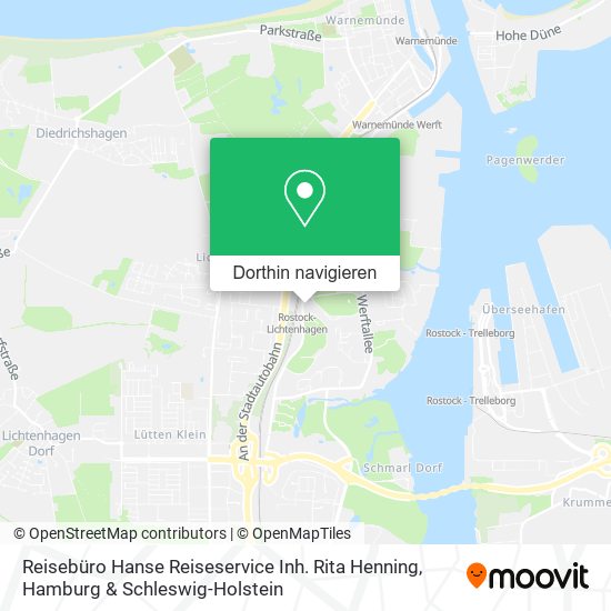Reisebüro Hanse Reiseservice Inh. Rita Henning Karte