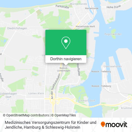 Medizinisches Versorgungszentrum für Kinder und Jendliche Karte