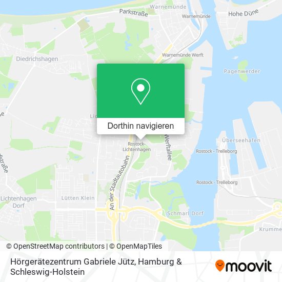 Hörgerätezentrum Gabriele Jütz Karte