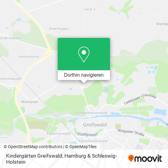 Kindergärten Greifswald Karte