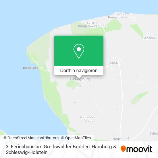 3. Ferienhaus am Greifswalder Bodden Karte