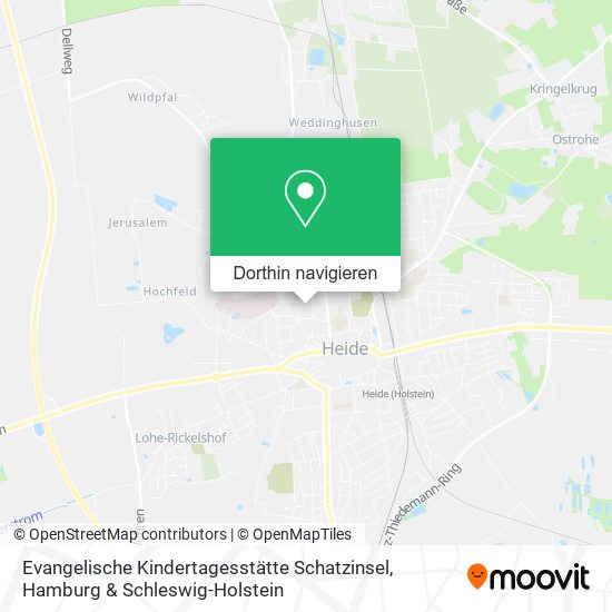 Evangelische Kindertagesstätte Schatzinsel Karte