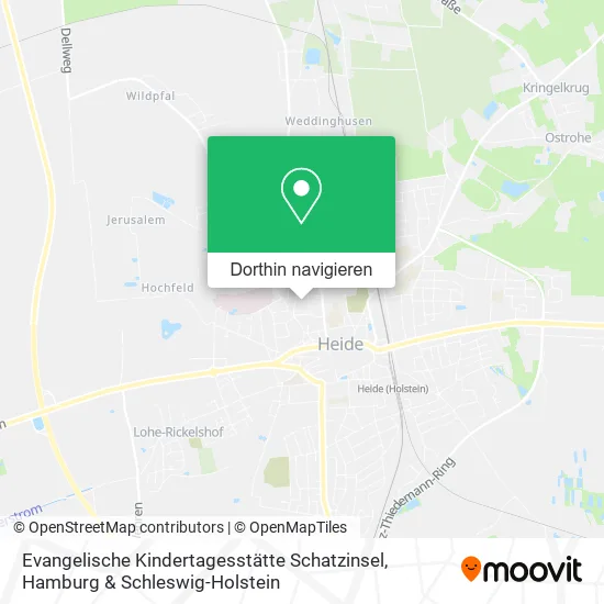 Evangelische Kindertagesstätte Schatzinsel Karte