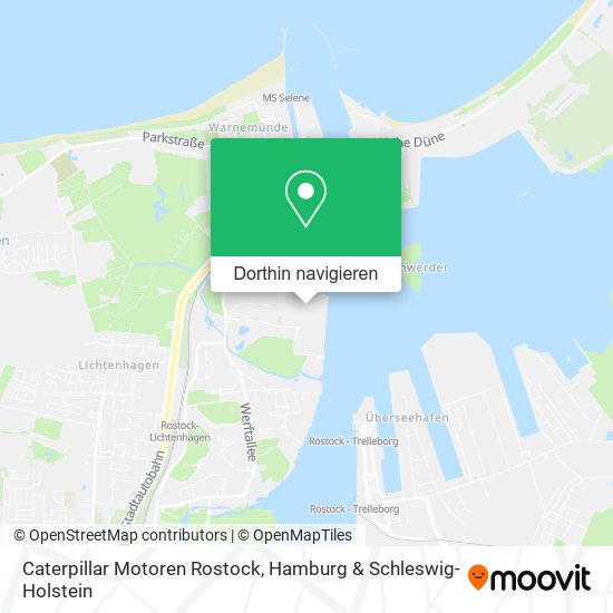 Caterpillar Motoren Rostock Karte