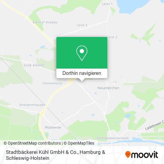 Stadtbäckerei Kühl GmbH & Co. Karte