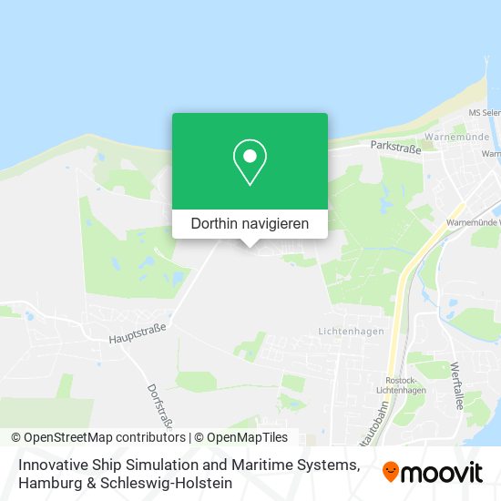 Innovative Ship Simulation and Maritime Systems Karte