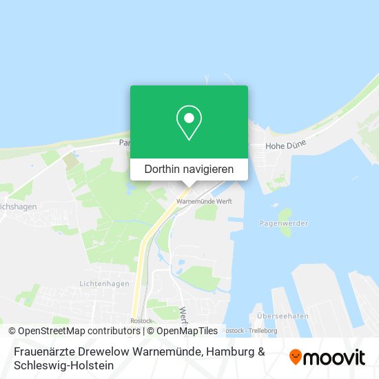 Frauenärzte Drewelow Warnemünde Karte