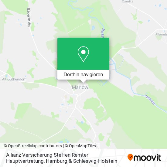 Allianz Versicherung Steffen Remter Hauptvertretung Karte