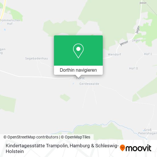 Kindertagesstätte Trampolin Karte