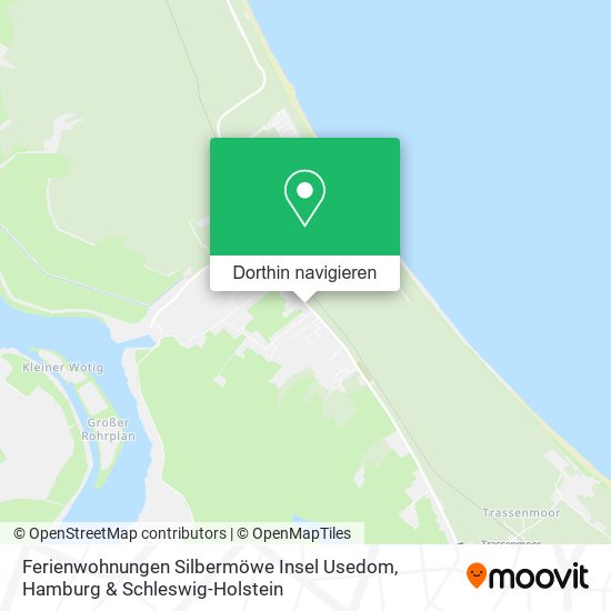 Ferienwohnungen Silbermöwe Insel Usedom Karte