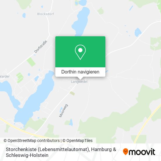 Storchenkiste (Lebensmittelautomat) Karte