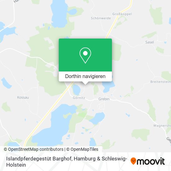 Islandpferdegestüt Barghof Karte