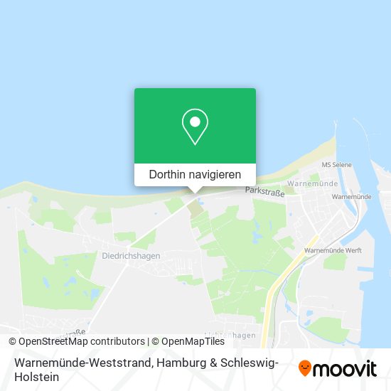 Warnemünde-Weststrand Karte