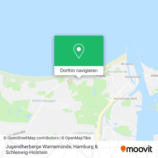 Jugendherberge Warnemünde Karte