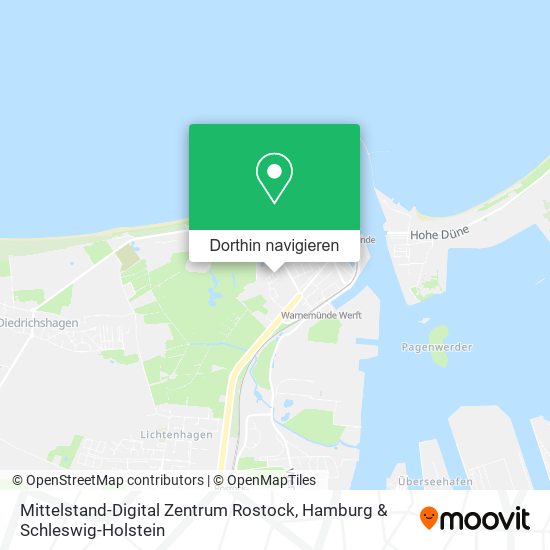 Mittelstand-Digital Zentrum Rostock Karte