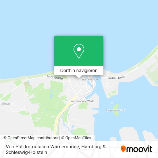 Von Poll Immobilien Warnemünde Karte
