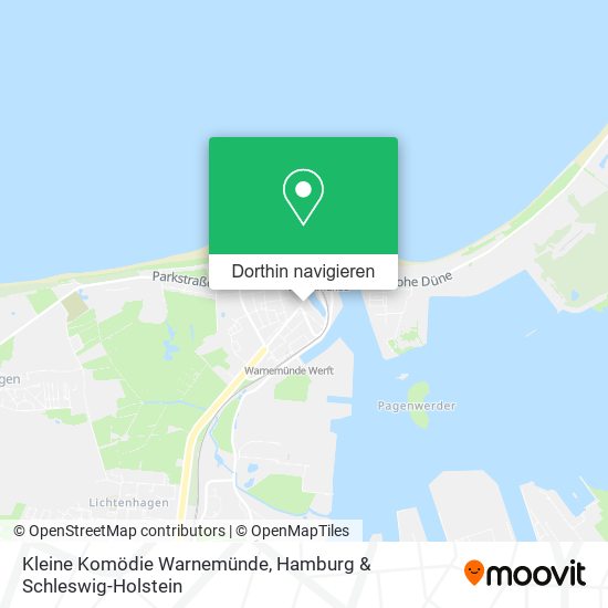 Kleine Komödie Warnemünde Karte