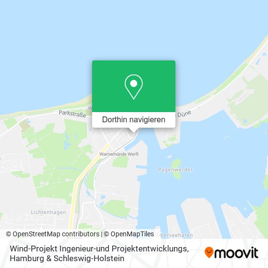 Wind-Projekt Ingenieur-und Projektentwicklungs Karte