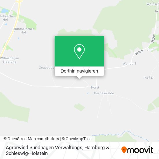 Agrarwind Sundhagen Verwaltungs Karte