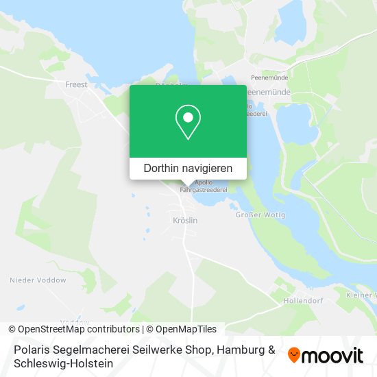 Polaris Segelmacherei Seilwerke Shop Karte
