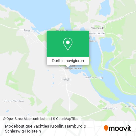 Modeboutique Yachties Kröslin Karte