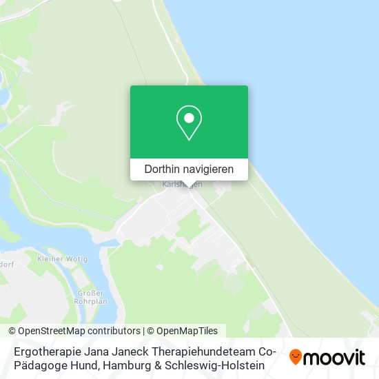 Ergotherapie Jana Janeck Therapiehundeteam Co-Pädagoge Hund Karte