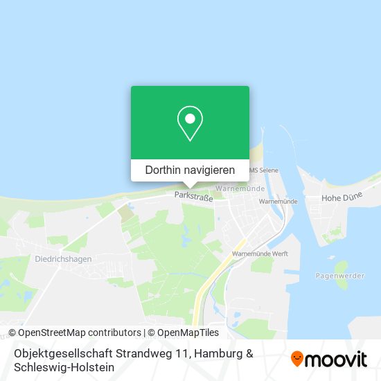 Objektgesellschaft Strandweg 11 Karte
