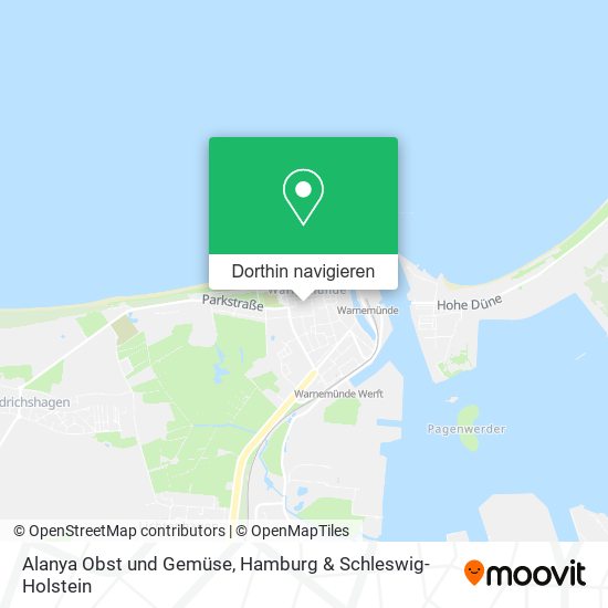 Alanya Obst und Gemüse Karte