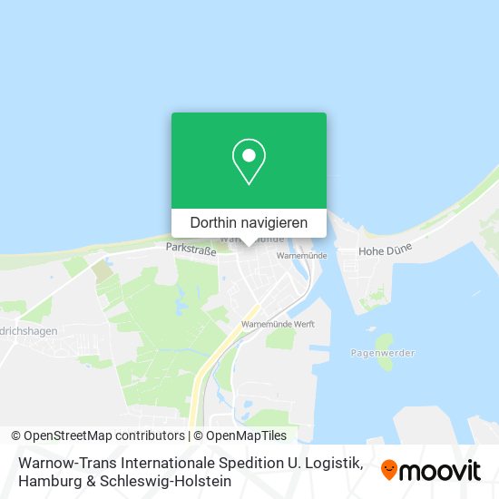 Warnow-Trans Internationale Spedition U. Logistik Karte