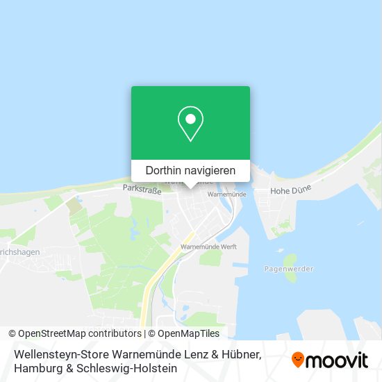 Wellensteyn-Store Warnemünde Lenz & Hübner Karte