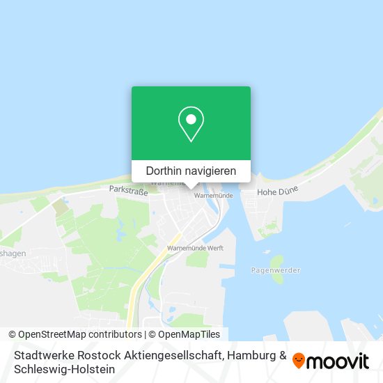 Stadtwerke Rostock Aktiengesellschaft Karte