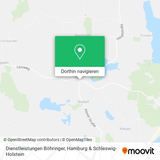 Dienstleistungen Böhringer Karte