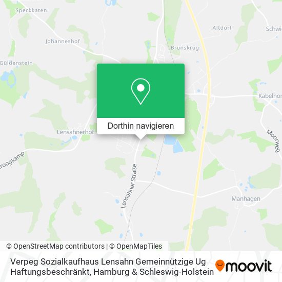 Verpeg Sozialkaufhaus Lensahn Gemeinnützige Ug Haftungsbeschränkt Karte