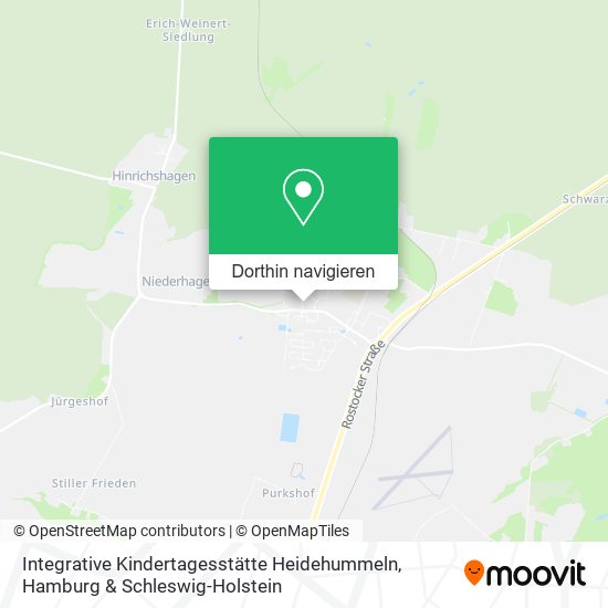 Integrative Kindertagesstätte Heidehummeln Karte