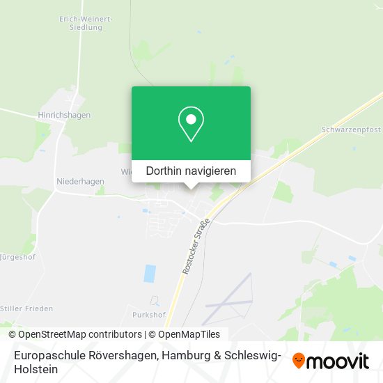 Europaschule Rövershagen Karte