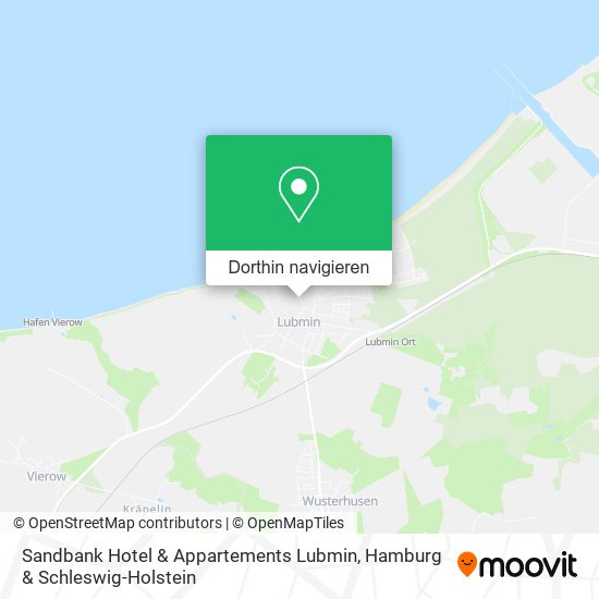 Sandbank Hotel & Appartements Lubmin Karte