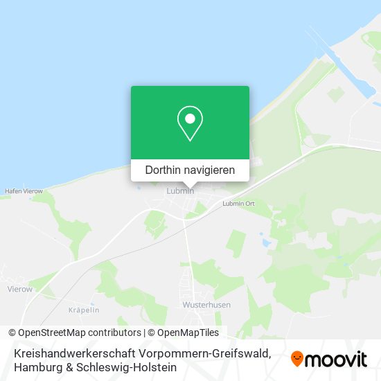 Kreishandwerkerschaft Vorpommern-Greifswald Karte