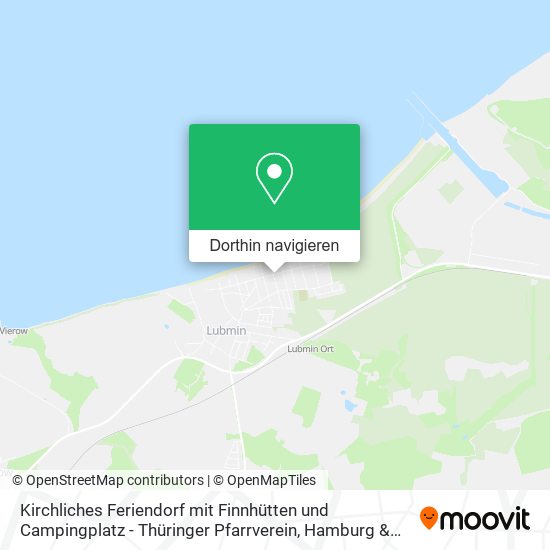 Kirchliches Feriendorf mit Finnhütten und Campingplatz - Thüringer Pfarrverein Karte