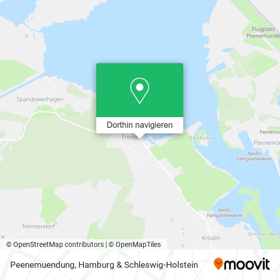 Peenemuendung Karte