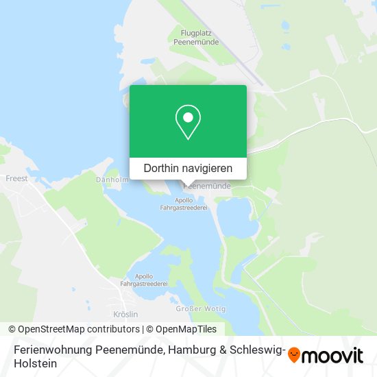 Ferienwohnung Peenemünde Karte