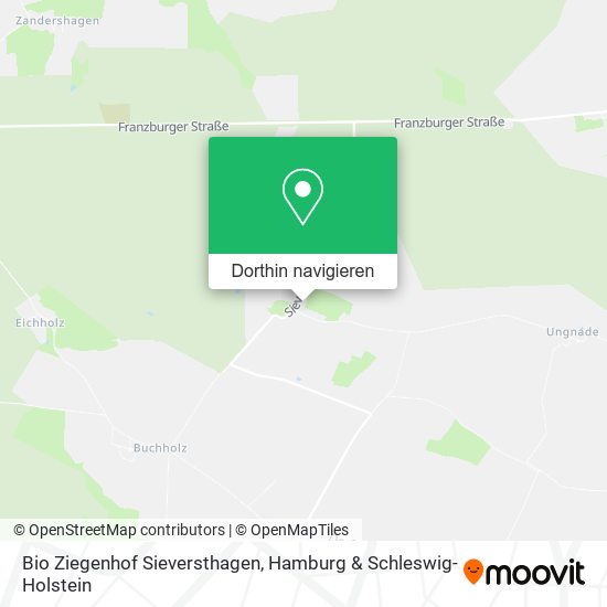 Bio Ziegenhof Sieversthagen Karte