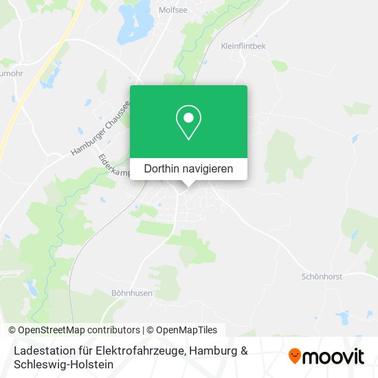 Ladestation für Elektrofahrzeuge Karte