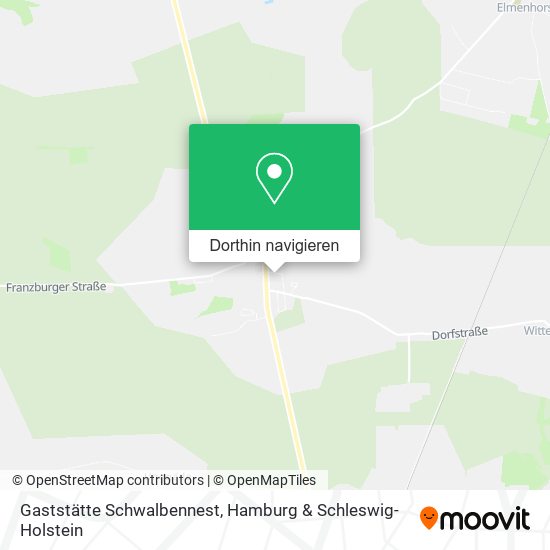 Gaststätte Schwalbennest Karte