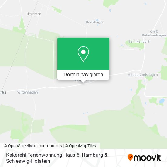 Kakerehl Ferienwohnung Haus 5 Karte