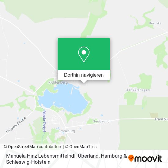 Manuela Hinz Lebensmittelhdl. Überland Karte