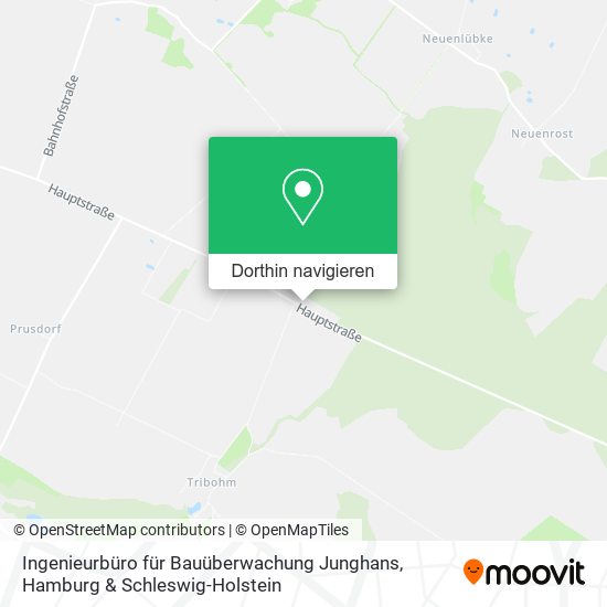Ingenieurbüro für Bauüberwachung Junghans Karte