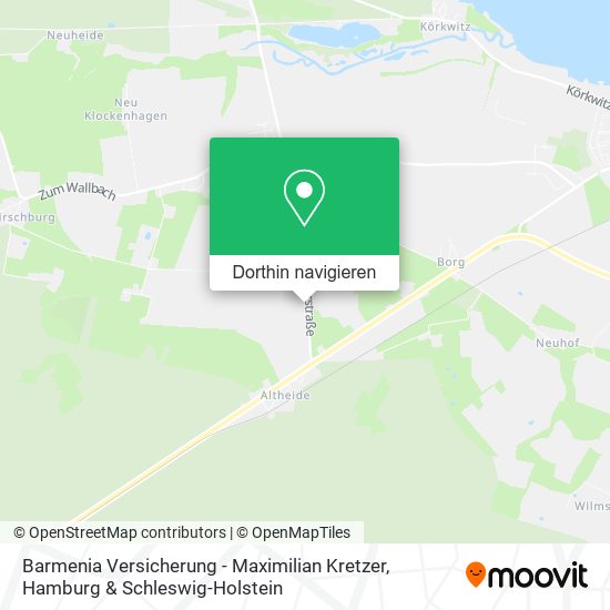 Barmenia Versicherung - Maximilian Kretzer Karte